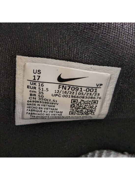 Nike KD 16 TB Promo Basketball Shoes – FN7091-001 Black/White – Men’s Size 17 – main image 7